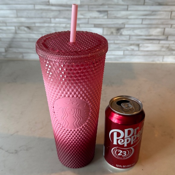 Starbucks Studded 24 oz Tumbler Pink Ombre NWT - Picture 5 of 5